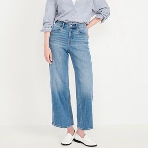 Old Navy Light Blue Flare & Wide Leg Jeans